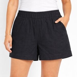 GAP Women's High Waist Black Shorts